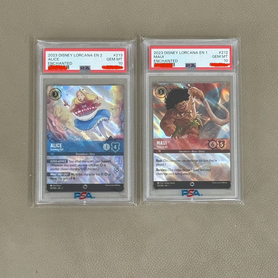 Disney Lorcana シア・カーン Enchanted PSA10 Disney Lorcana Enchanted PSA10, Toys & Collectibles, Trading Cards