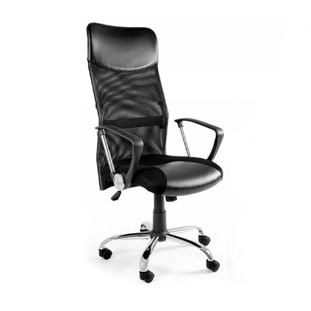 Ergodynamic KING Executive Premium High-back Mesh Chair (Category: Chairs) located in Makati City. Submitted by costuless_inc. (Listing ID 1334402150, Image 2). Description: Item Code: KING SALE PRICE: ₱5,399.00 Note: Price may change without prior notice. Ergodynamic Executive Premium High-back Mesh Chair ♡ Chair Seating Capacity: 90kg ♡ Color: Black ♡ Mesh back for comfort and enhanced air flow ♡ Modern armrests ♡ Fabric & Leather seat for comf
