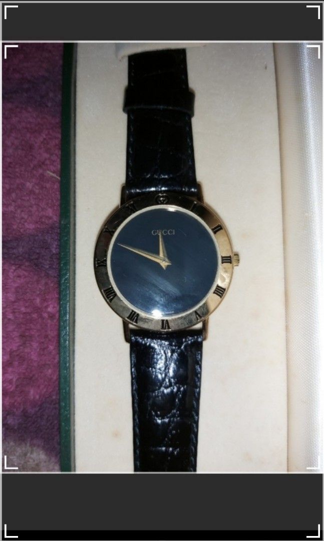 GUCCI 3000M 古董手錶1997 無帶上過手有店舖印最後一隻絕版超罕極稀
