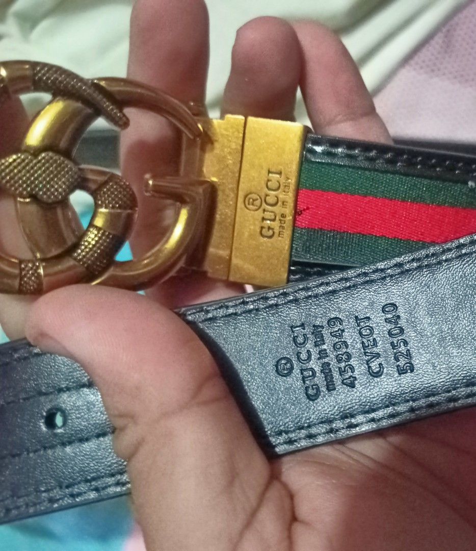Gucci snake belt