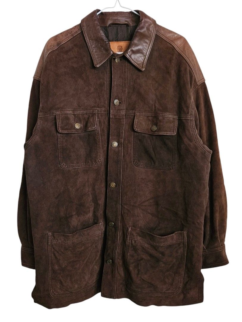 Gucci suede field jacket
