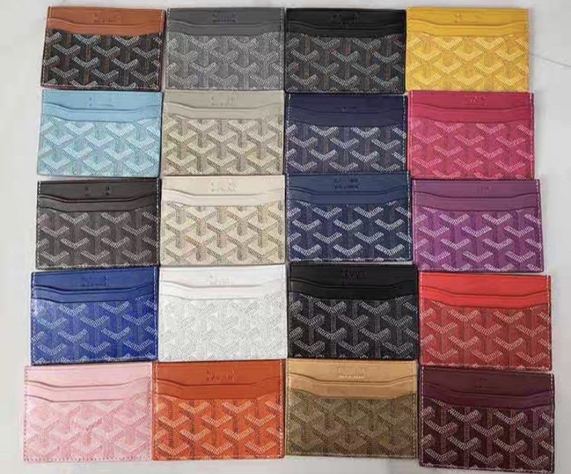 Goyard card holder colors 2025