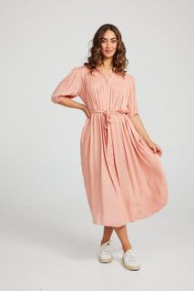 [SUPER SALE] Holiday Maya Dress in Terracotta Summer Travel Cotton Dress