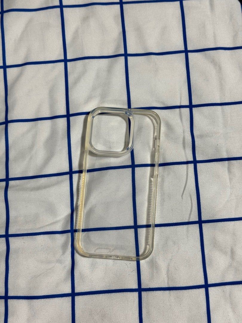 iPhone 14 Pro - Clear Case (Category: Cases & Sleeves) located in Carmona. Submitted by marlaurente (Listing ID 1334454671, Image 1). Description: given to me as a gift. rfs: changed phone, decluttering quezon city, timog, or biñan laguna. can do delivery!.