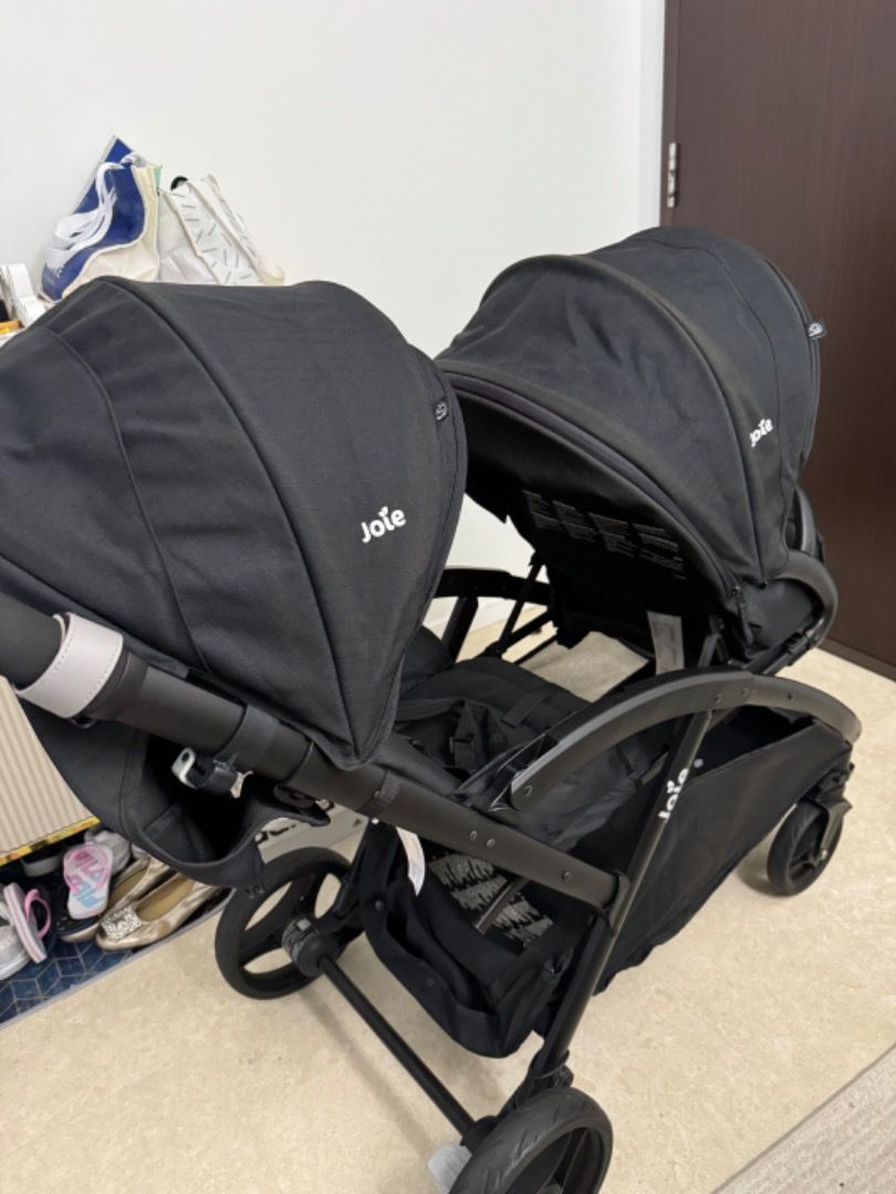 Joie Evalite Duo Black with stroller rain cover