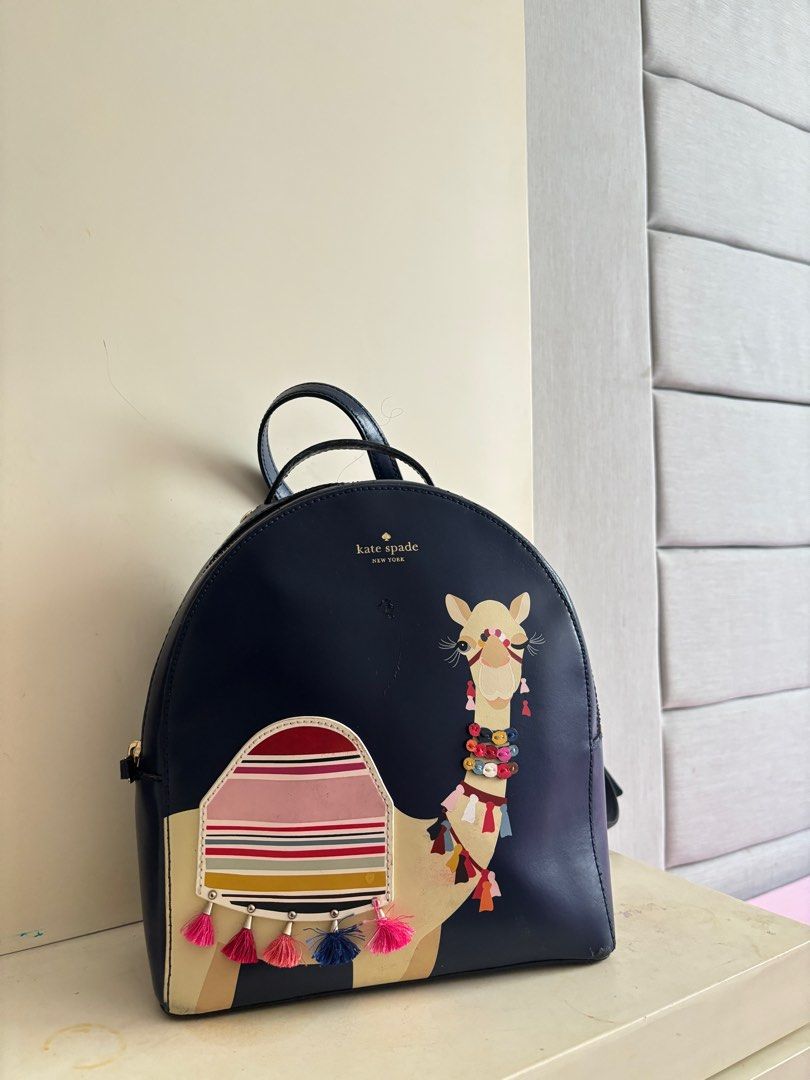 Kate spade camel backpack store