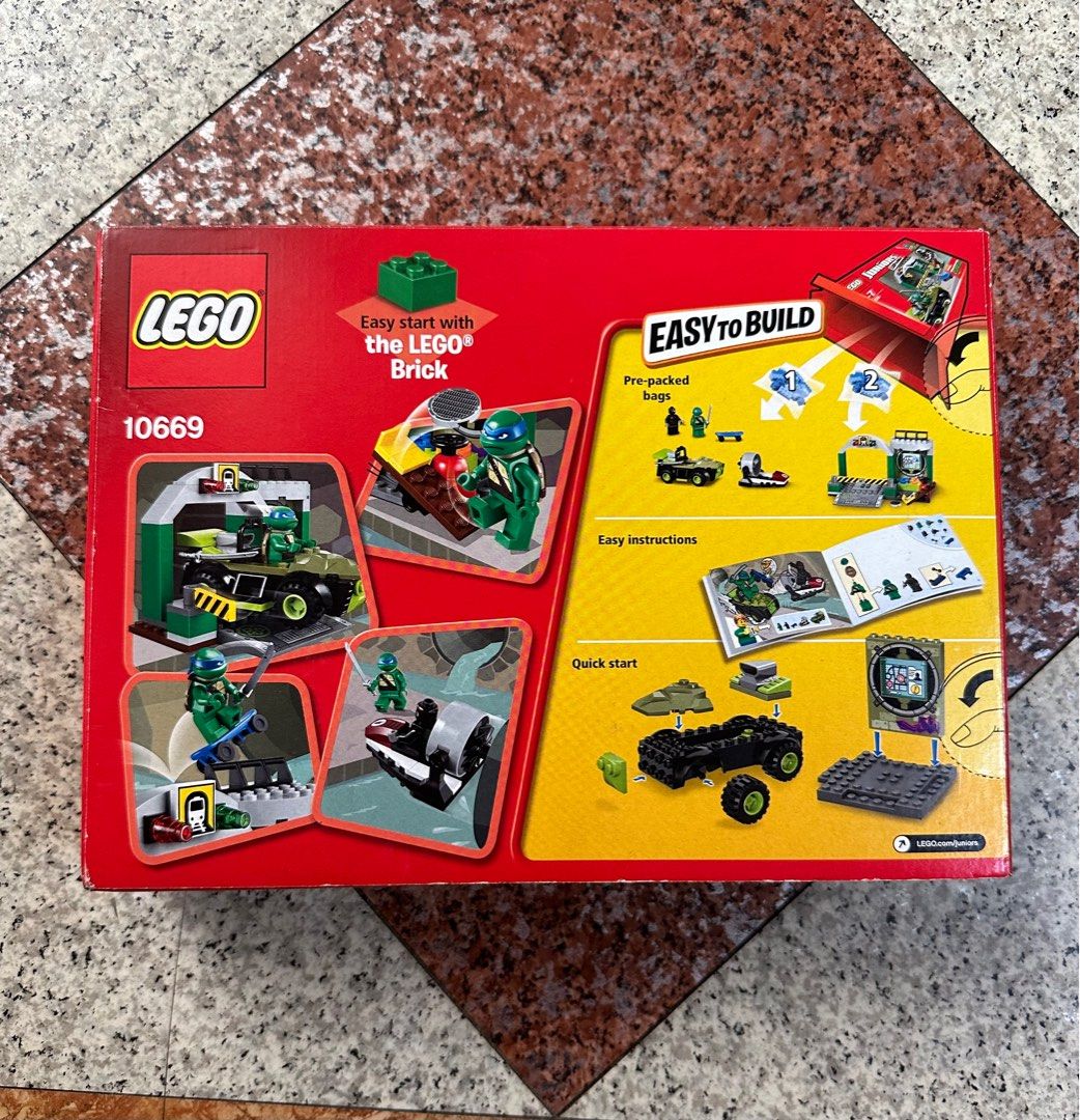 LEGO#10669 Teenage Mutant Ninja Turtles: Turtle Lair, Hobbies & Toys ...