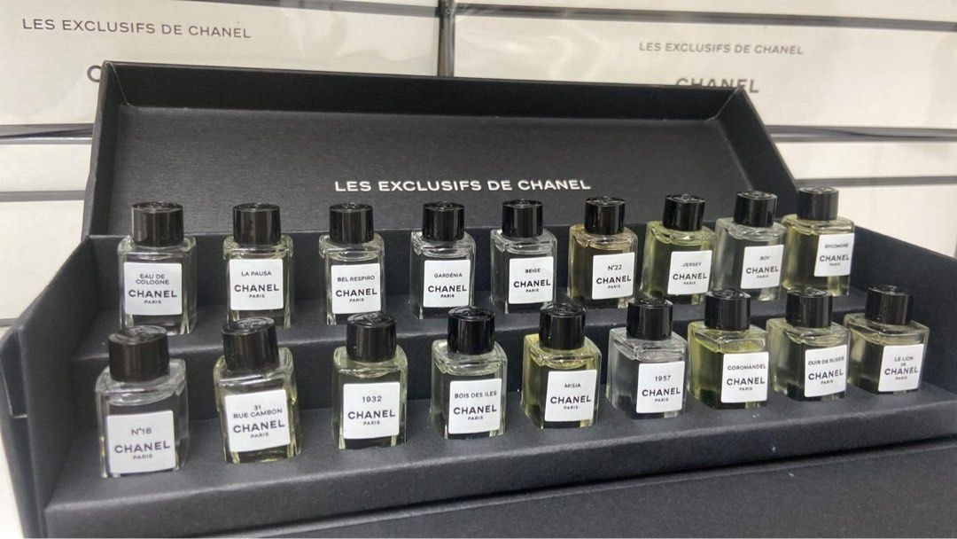 Les Exclusifs de Chanel 18 x 4ml Perfume Gift Unisex Set, Beauty