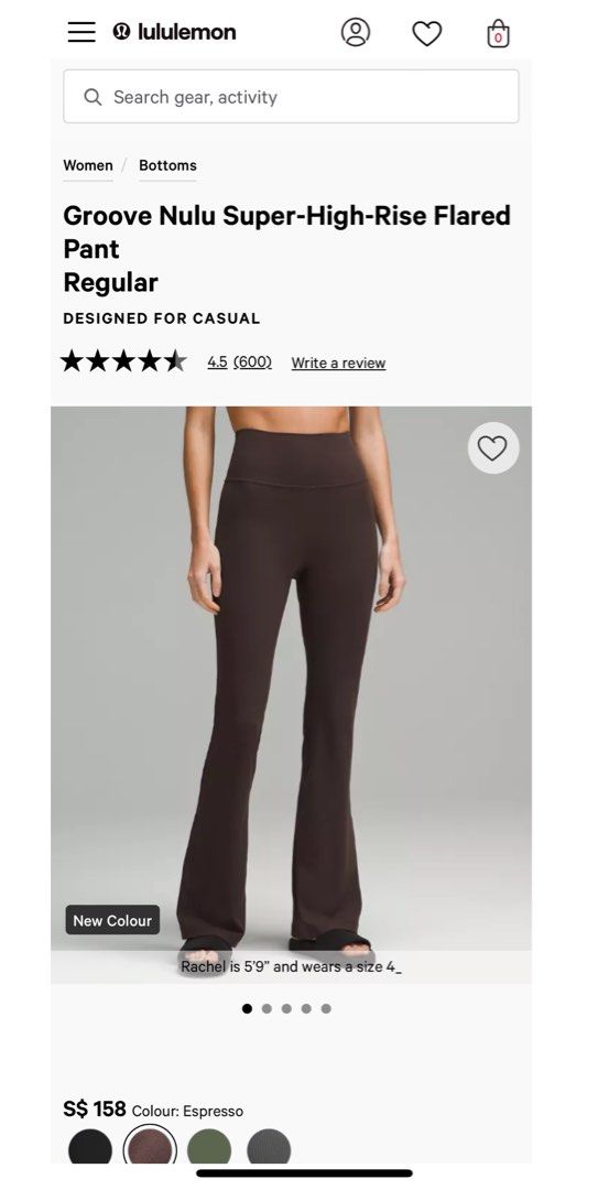 Lululemon groove pant straight leg online