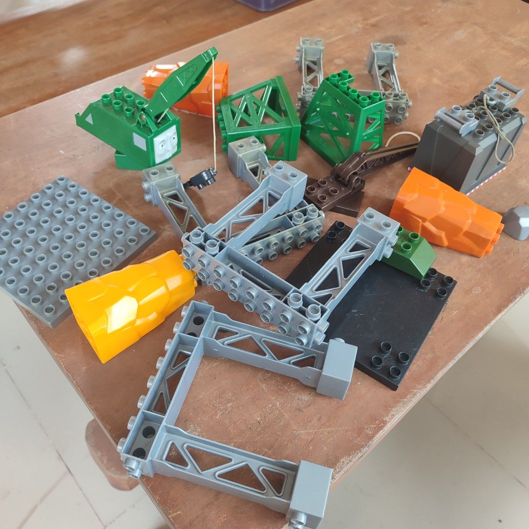 Mega Bloks Cranky the Crane Loose Parts Bricks Toy Lego Duplo Compatible Hobbies Toys Toys Games on Carousell