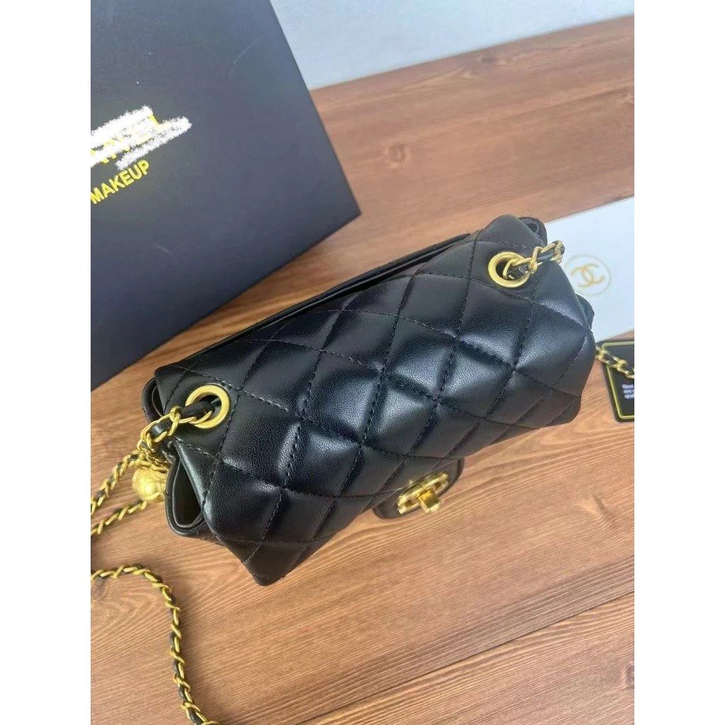 Mini Black Flap Bag VIP GIFT | GWP (Category: Cross-body Bags) located in Bulacan. Submitted by allysalvador11 (Listing ID 1334389764, Image 3). Description: Size: 17x8x11cm Due to manual measurement and different measurement methods, please allow 1-3cm deviation. PREORDER / Required 50% dp for reservation NO RUSH SHIPPING! If in doubt, don’t buy! Pls read before ordering. Actual pic posted All prices are fixed. No haggling Strictly PAYMENT FIRST