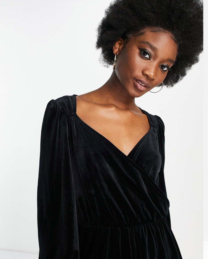 Miss selfridge velvet dress outlet