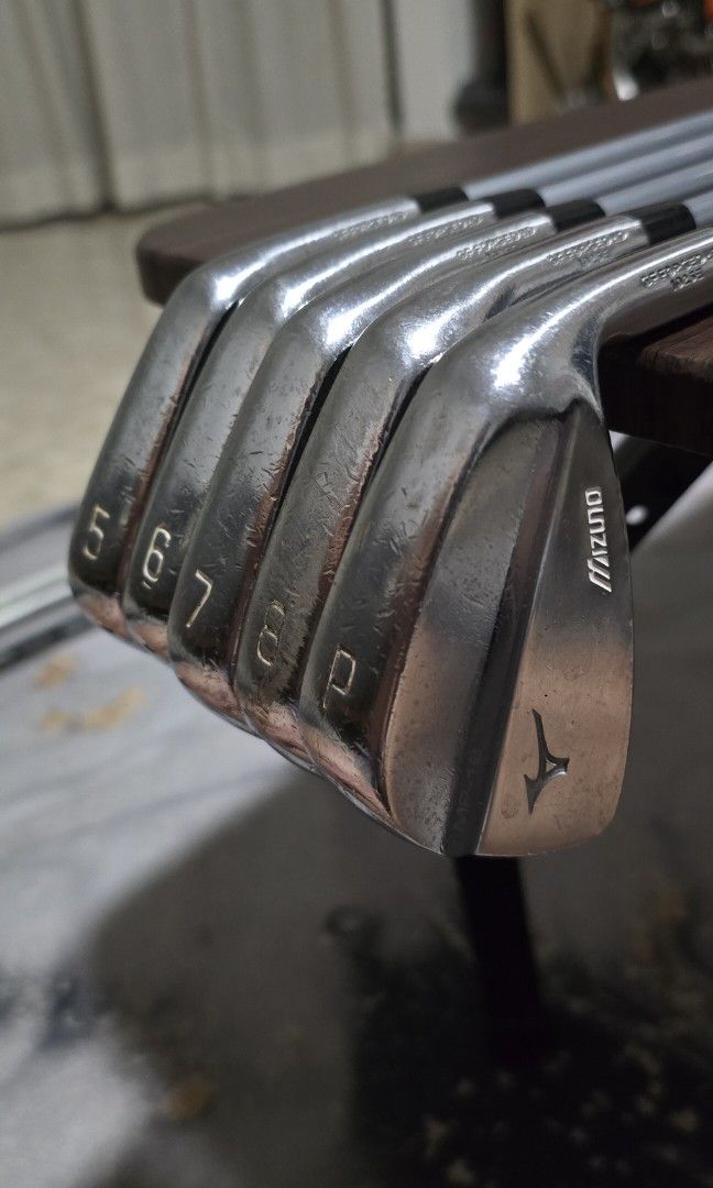 Mizuno MP-18 (Category: Golf) located in Singapore. Submitted by 2218fr (Listing ID 1334528362, Image 2). Description: Brand New premium shaft KBS TGI 50 New Golf Pride grip Iron 5 to Pitching Wedge Iron 9 not included.
