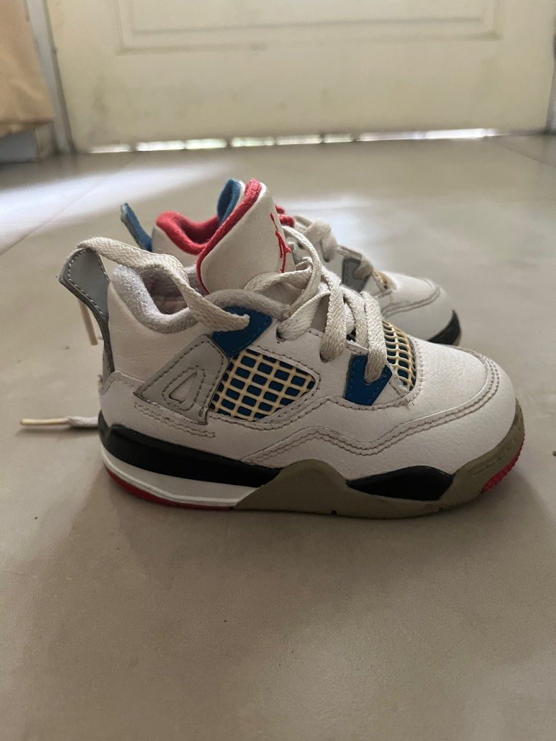 Baby Shoes Air Jordan 6c Air Jordan Retro Topaz Mist Red Size 6c