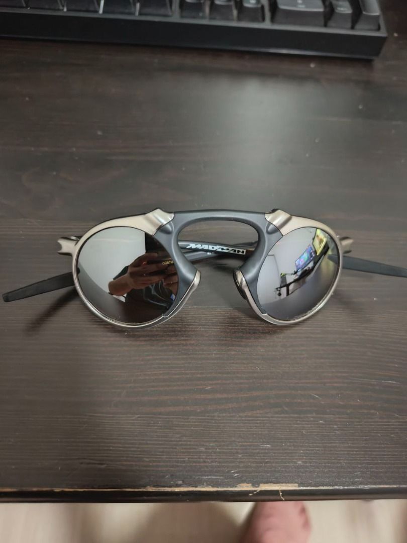 Oakley Madman Polarized Sunglasses OO6019 03 X Metal Plasma Tungsten Iridium Men s Fashion Watches Accessories Sunglasses Eyewear on Carousell