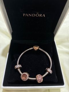 Pandora Rose Gold Charm Bracelet