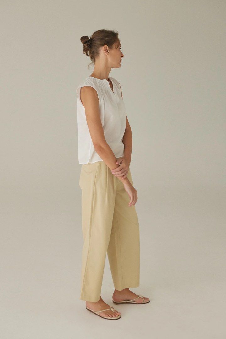 Penne Blouse in Pillow Tencel (Category: Blouses) located in Singapore. Submitted by papermartini (Listing ID 1334503799, Image 3). Description: Medium, worn once lightly Fits uk 8-10 No defects or stains NO TRADES, MEET UPS, ADDITIONAL PICS AND MEASUREMENTS $3 FOR SMART PAC.