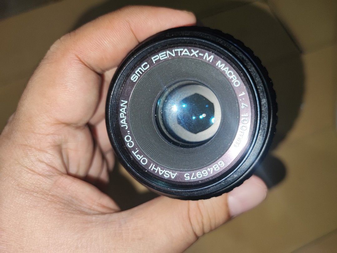 Pentax 100mm macro lens (Category: Lens & Kits) located in Cebu City. Submitted by besteverto56831 (Listing ID 1334487830, Image 2). Description: Pentax 100mm macro lens front element not perfect rfs not being used moved on from pentax.