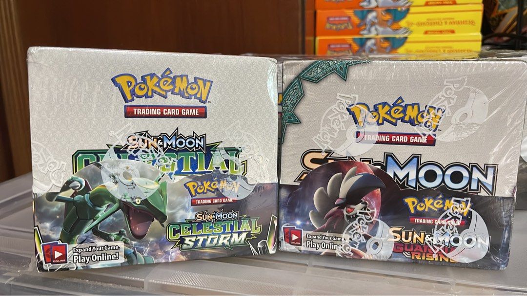 Pokemon sun & moon booster box, Hobbies & Toys, Toys & Games on Carousell