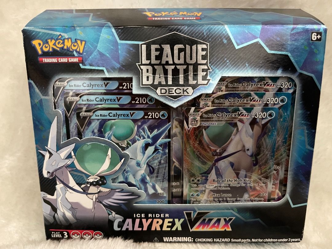 pokemon trading card game calyrex vmax league battle deck Amazon.com: Pokemon Cards: Ice Rider Calyrex VMAX League Battle Deck : Toys  & Games