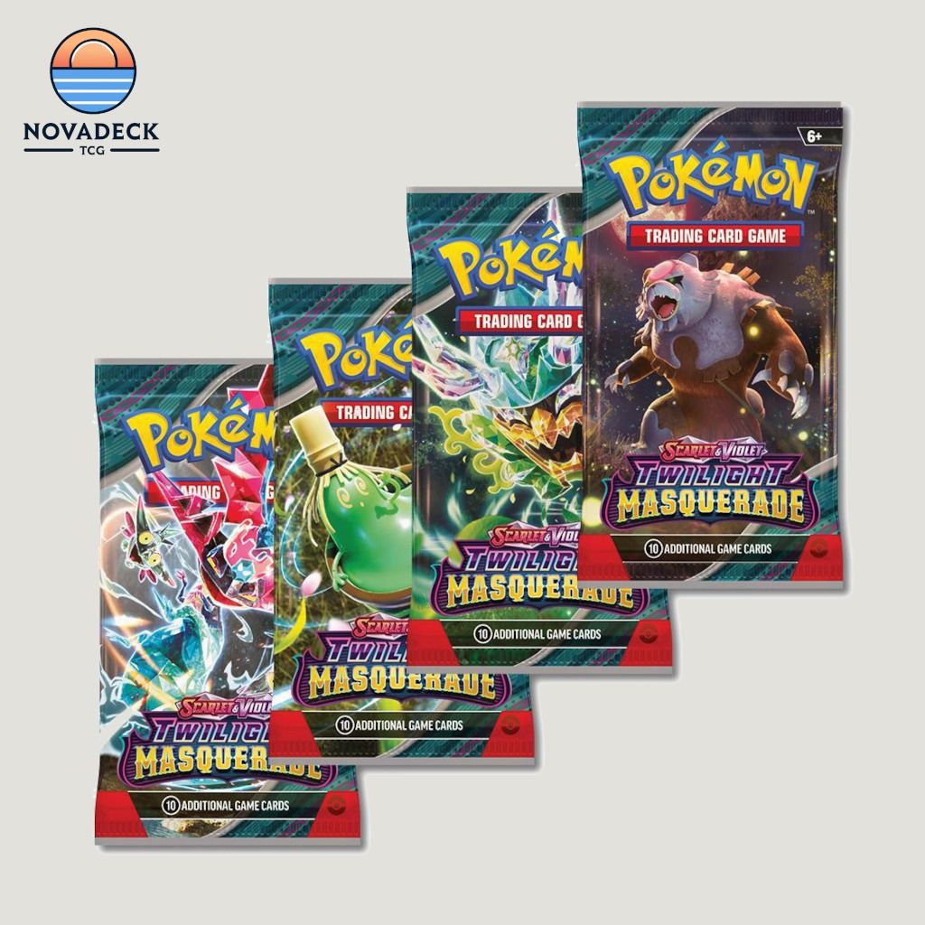 Pokmon TCG SV06 Scarlet & Violet Expansion (EN) - Twilight Masquerade  Booster Pack, Hobbies & Toys, Toys & Games on Carousell