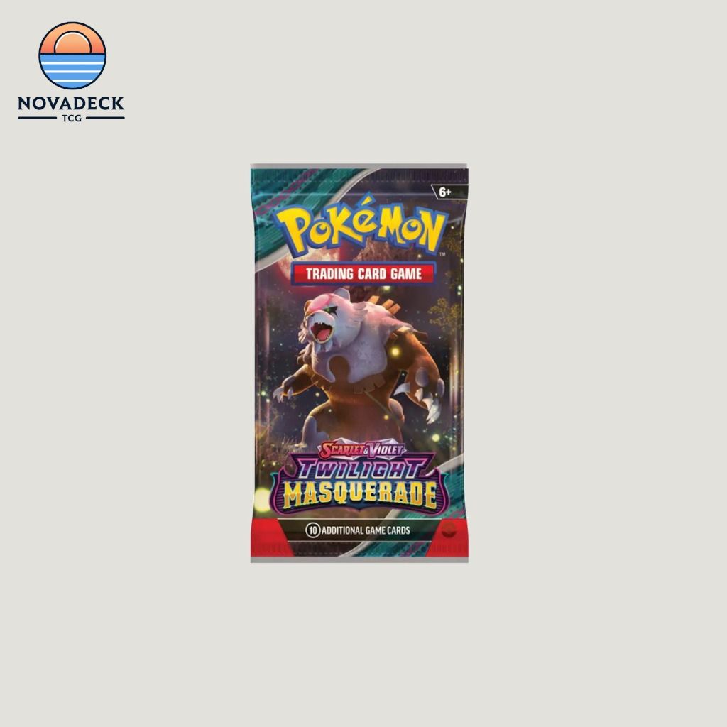 pokemon tcg twilight masquerade booster box sv06 POKEMON SV06 TWILIGHT MASQUERADE 3-PACK BLIST – L.A. Mood Comics and Games main image 0