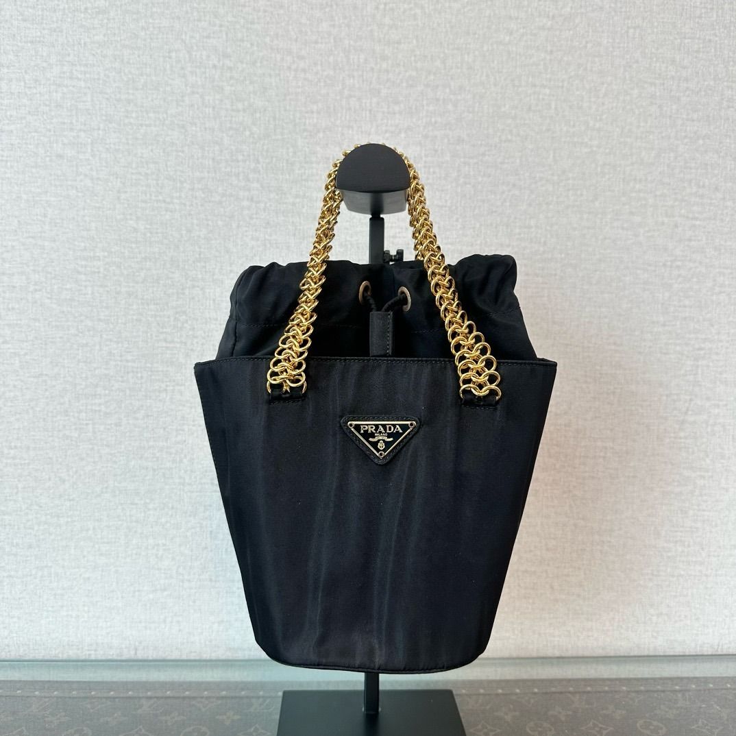 Prada Bucket Bag in Black Luxury Bags Wallets on Carousell