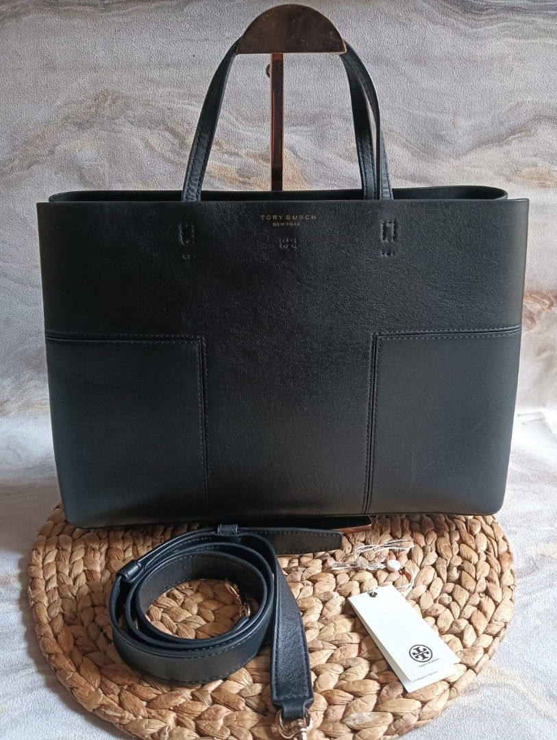 Tory burch block t compartment tote on sale