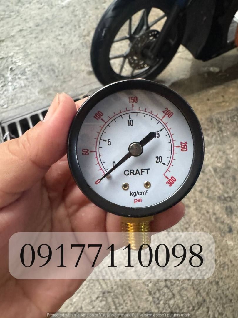 Pressure gauge (Category: Construction Tools & Equipment) located in Manila. Submitted by joeyroque09 (Listing ID 1334460535, Image 2). Description: .