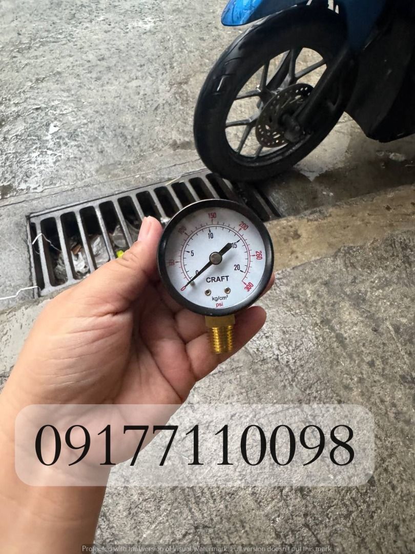 Pressure gauge (Category: Construction Tools & Equipment) located in Manila. Submitted by joeyroque09 (Listing ID 1334460535, Image 3). Description: .