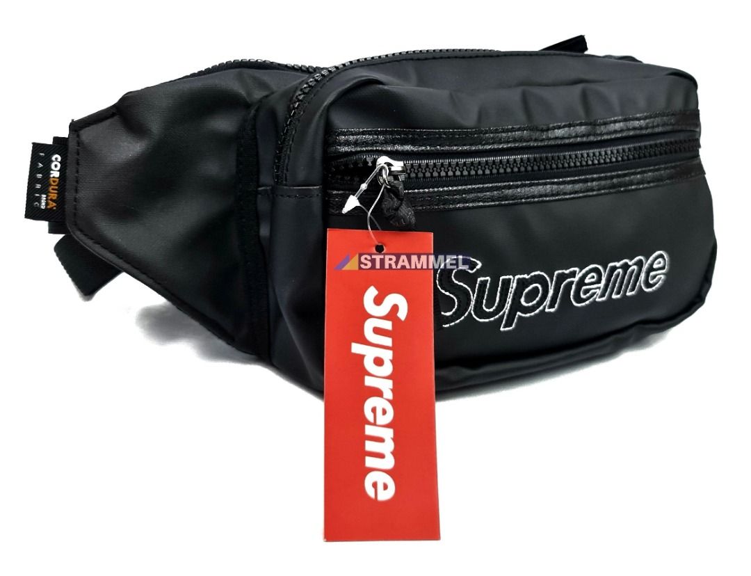 Ready Stock Supreme Waist Bag Black Cordura Pouch Crossbody Bag Hip Pack Bum Bag Waist Pack Ready Stock Men s Fashion Bags Belt bags Clutches and Pouches on Carousell