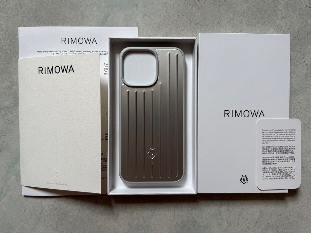 RIMOWA iPhone 16 Pro Max Aluminium Case, 手提電話, 電話及 RIMOWA iPhone 16 Pro Max Aluminium Case, 手提電話, 電話及