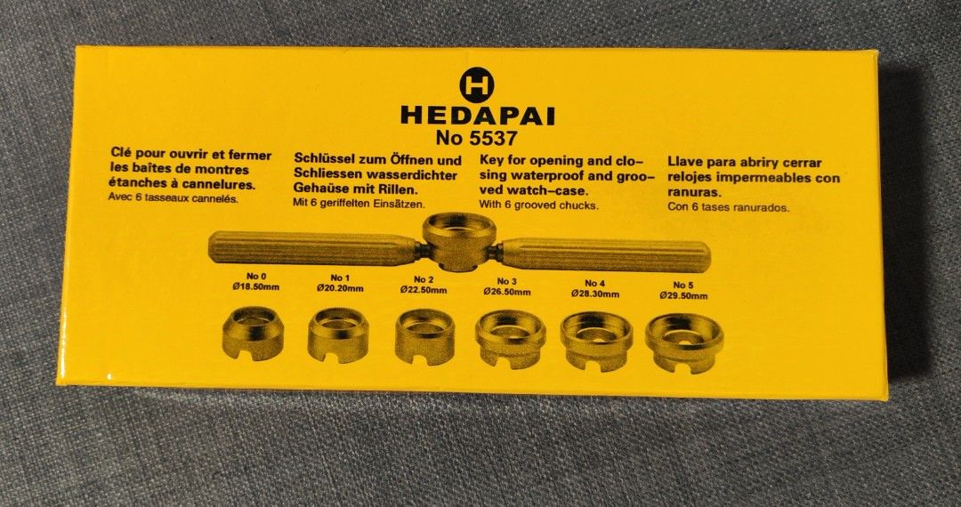 Oyster Case Hedapai 5537 HEDAPAI 5537 Watch Tool Screw Back Case - Main Image