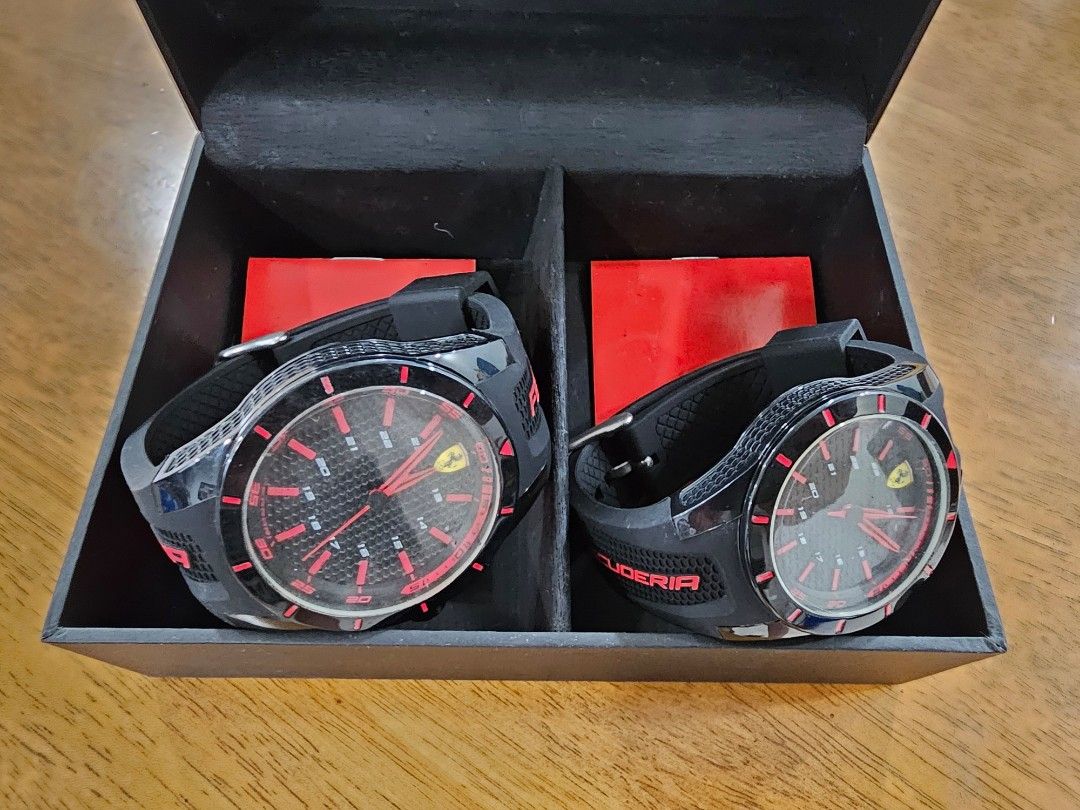 Scuderia Ferrari Couple Watches Men s Fashion Watches Accessories Watches on Carousell