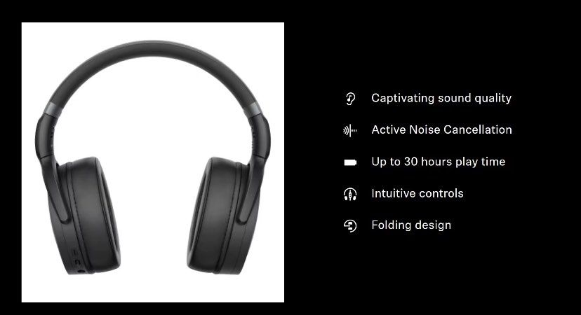 Sennheiser Wireless Headphones (Category: Headphones & Headsets) located in Mandaluyong City. Submitted by isellstuff30 (Listing ID 1334417254, Image 2). Description: Item was used less than 10 times RFS: prefers earbuds Check photos to see Product info.