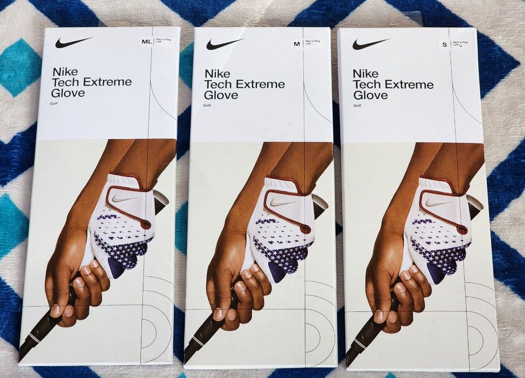 S M ML Nike Tech Extreme Premium Leather Golf Gloves Sports Equipment Sports Games Golf on Carousell