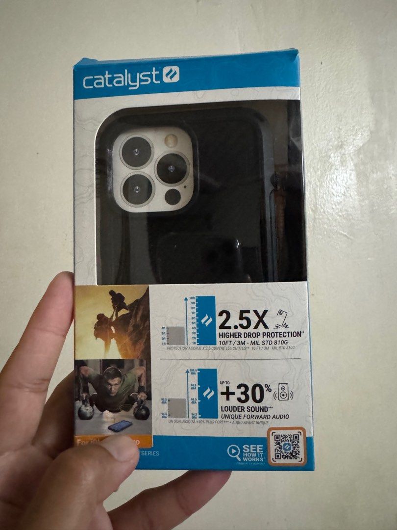 Speck and Catalyst Cases for Iphone 13 Pro (Category: Cases & Sleeves) located in Quezon City. Submitted by doxah (Listing ID 1334515001, Image 3). Description: Selling this 2 used cases for Iphone 13 Pro. Brand : Catalyst and Speck.