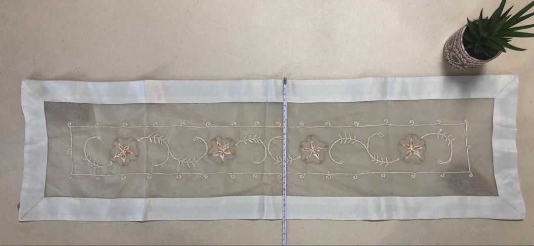 Table Runner (Category: Table Linen & Textiles) located in Quezon City. Submitted by meggoquingco (Listing ID 1334492966, Image 3). Description: 88 cm x 25.5 cm.