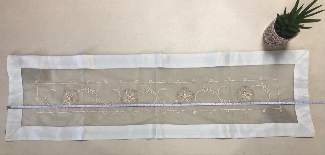 Table Runner (Category: Table Linen & Textiles) located in Quezon City. Submitted by meggoquingco (Listing ID 1334492966, Image 2). Description: 88 cm x 25.5 cm.