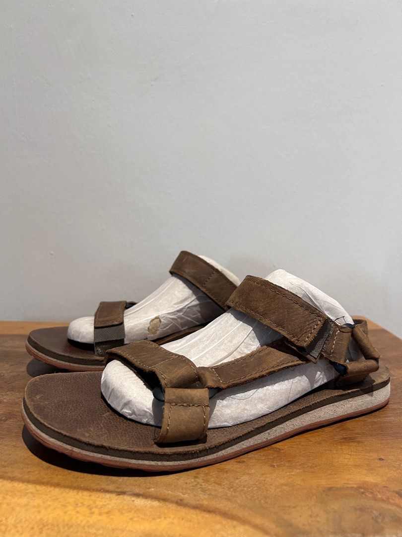 Teva Original Universal Leather Sandal Men s Fashion Footwear Flipflops and Slides on Carousell