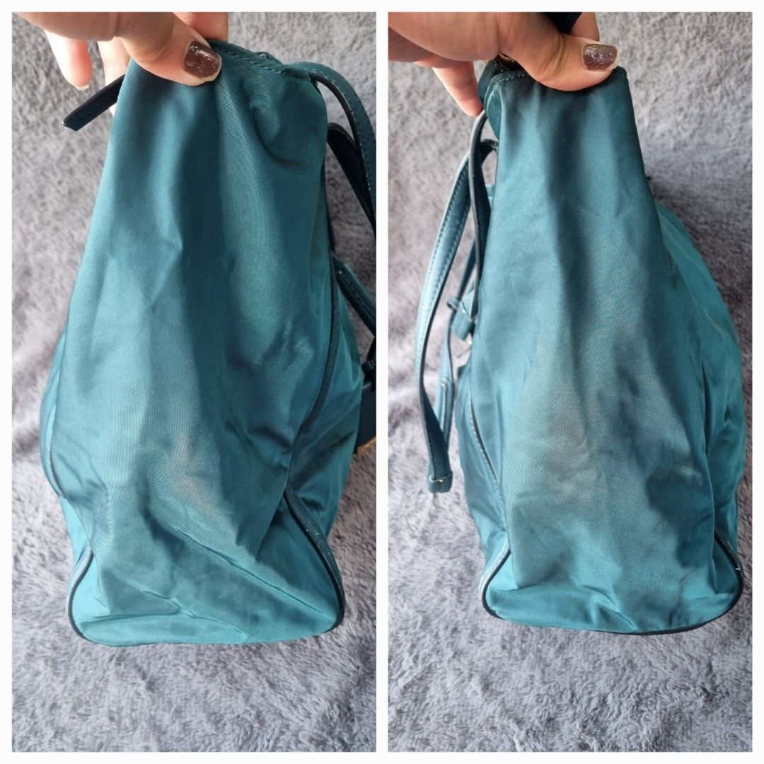 Tumi Voyageur Tote Bag (Category: Luxury Bags & Wallets) located in Talisay. Submitted by parchiracollection (Listing ID 1334451321, Image 3). Description: *No issue sa Nylon, ang fade sa picture sa lighting lang *Issue is sa leather parts, need for spa or repaint with leather paint *plus SF *Please check detailed pictures before purchasing * This is a second-hand item, kaya wag po mag expect na BAGO *no to low ballers. The discounted price I'll 