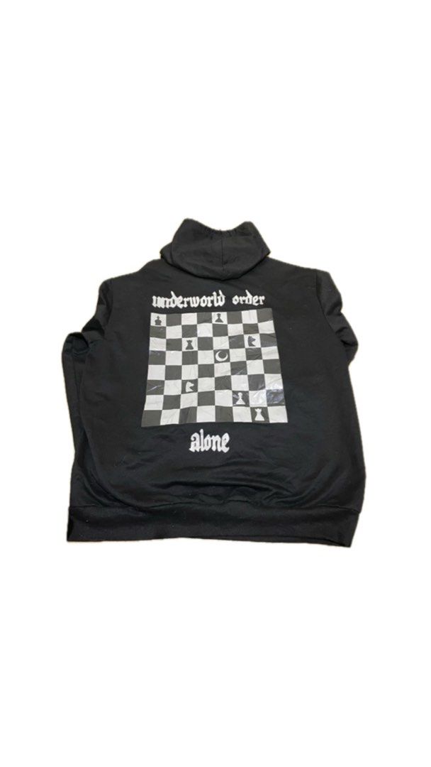 UNDERWORLD ORDER HOODIE CHESS (Category: Coats, Jackets and Outerwear) located in Bacoor. Submitted by minjpogi (Listing ID 1334524562, Image 2). Description: 21x26 .