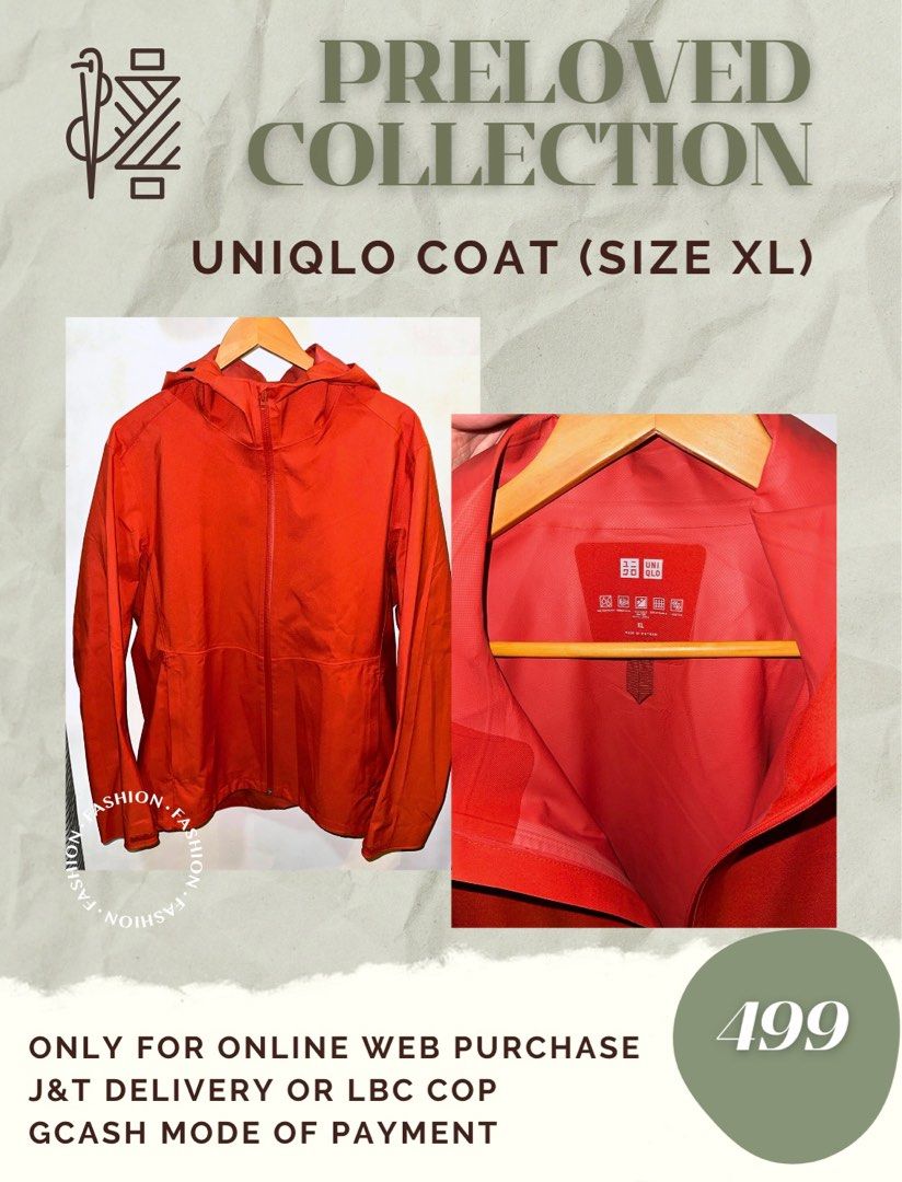 UNIQLO COAT (Category: Coats, Jackets and Outerwear) located in San Fernando. Submitted by decluttermigs (Listing ID 1334466746, Image 1). Description: .