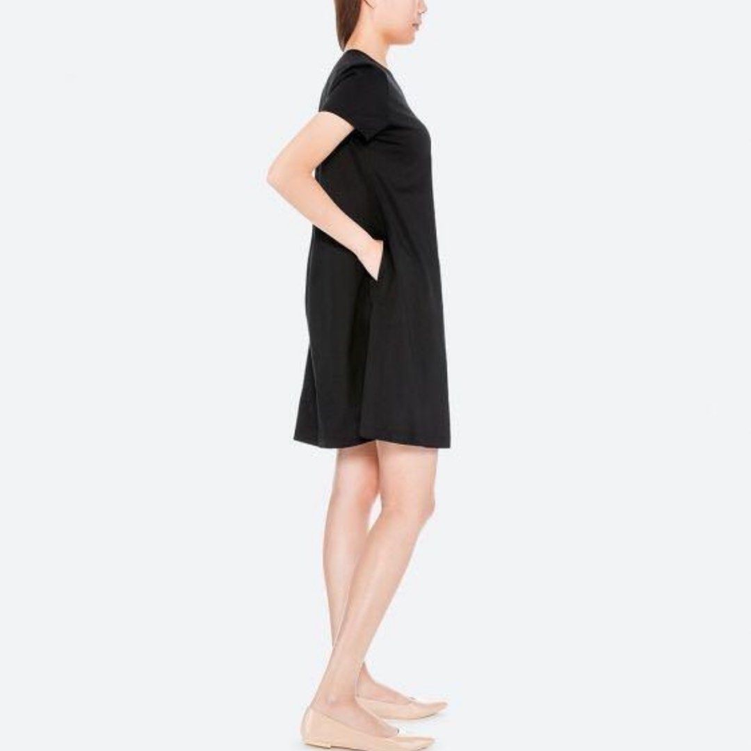 UNIQLO Mercerized Cotton A Line Mini Dress, Women's Fashion, Dresses &  Sets, Dresses on Carousell