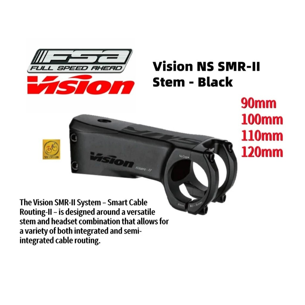 FSA Vision trimax carbon ステム 120mm 6°（Review: Vision