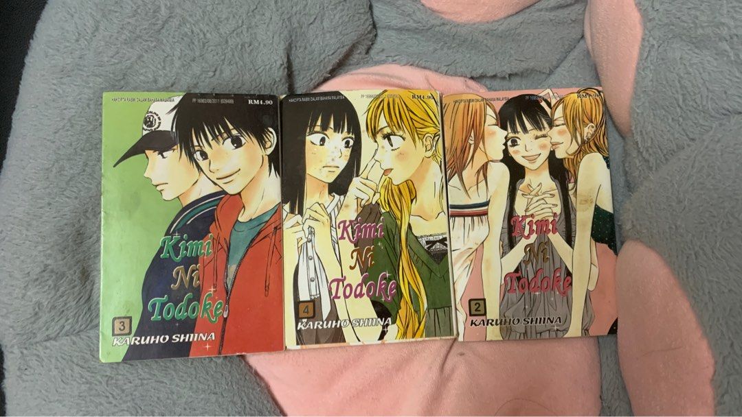 Vol 2-4 : Preloved Manga Kimi Ni Todoke Comic House (Malay Translation
