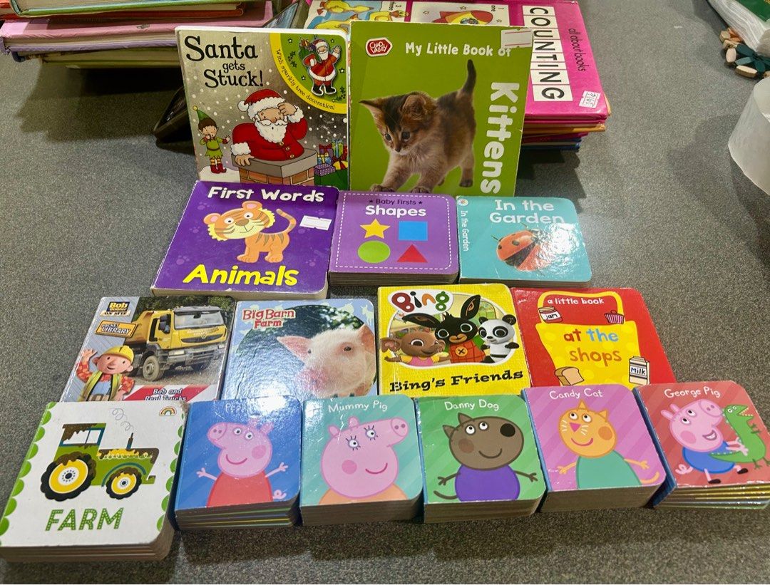 15pcs Board books bundle small sizes for toddlers (preloved) (Category: Children's Books) located in Manila. Submitted by cozzyessentialshopph (Listing ID 1334641580, Image 1). Description: Item: Board Books Hello 👋 mga ka-CO-booklovers, readers and collectors!!! 🧸 💜 📚 HARDBOUND BOOKS, NEW ARRIVALS ‼️ 🌟 See actual pictures of 📚 books and for the price and other details 💜 ✅MINE means SOLD to miner. ✅FIRST TO MINE OR FIRST TO MESSAGE THE PAG