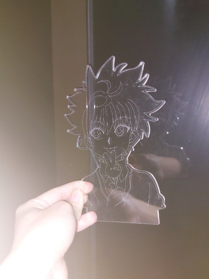 3D light up acrylic killua hunterxhunter Hobbies Toys Memorabilia Collectibles Fan Merchandise on Carousell