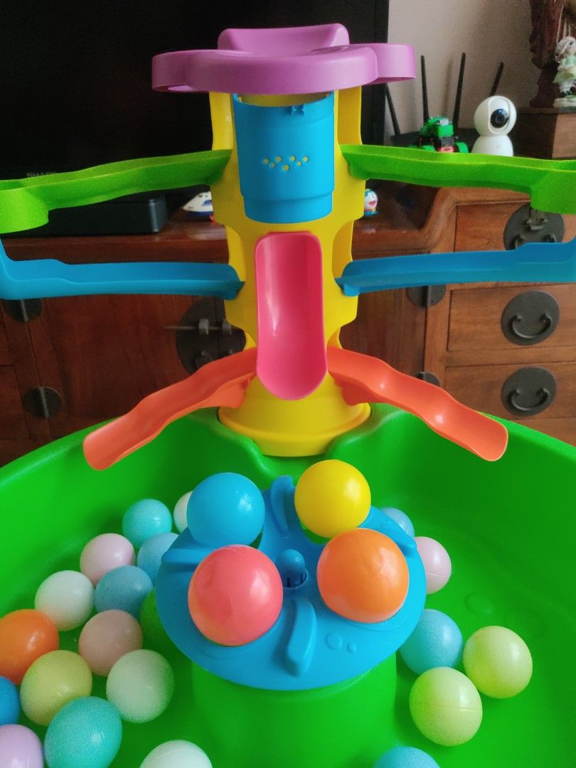 Activity Table (Category: Infant Playtime) located in Singapore. Submitted by hosenho63 (Listing ID 1334564543, Image 2). Description: STEP2 play table for kids. Can be used in the pool or bathroom. Come with balls and original box. Play table in clean and good condition. Self pickup at my place only..