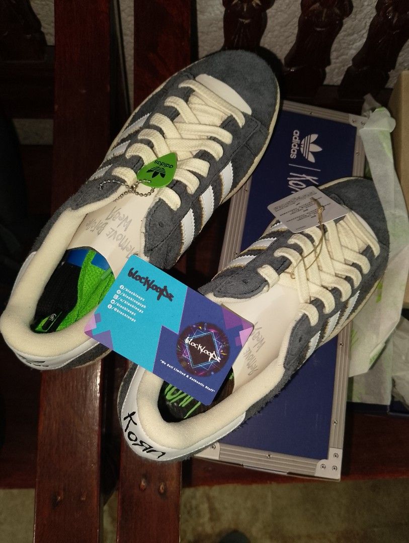 adidas gazelle silver green womens Adidas Korn x Campus 00s Black main image 1